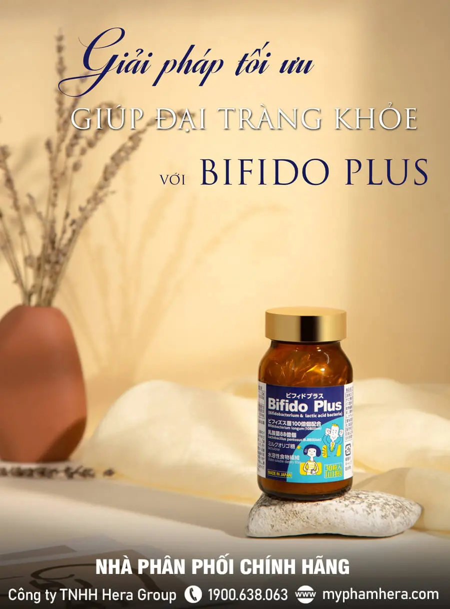 Viên uống hỗ trợ đại tràng Bifido Plus Jpanwell chính hãng