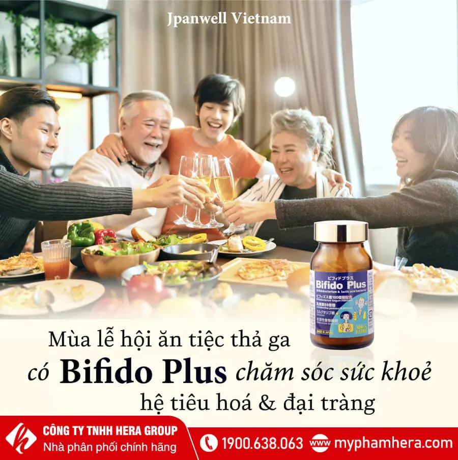 Viên uống hỗ trợ đại tràng Bifido Plus Jpanwell