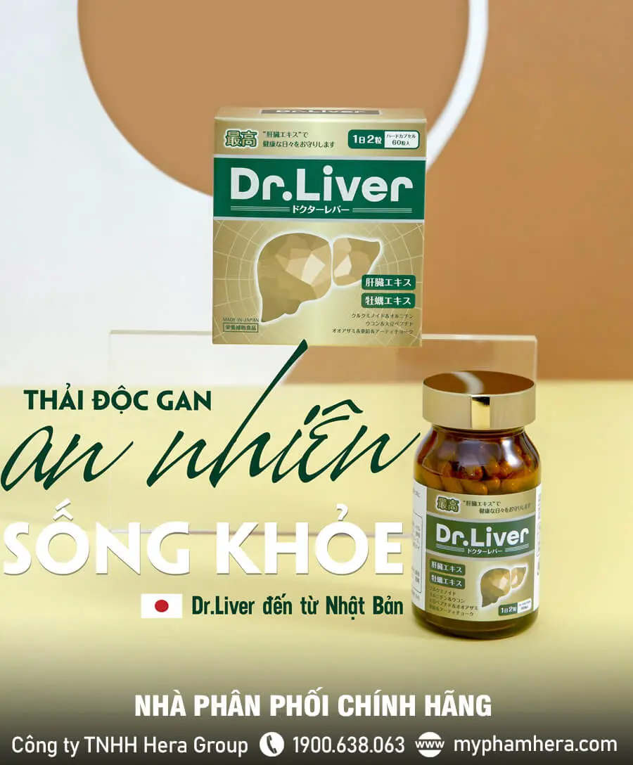 Viên uống thải độc gan Dr. Liver Jpanwell