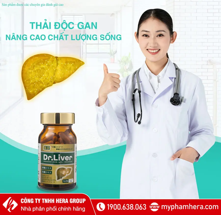 Viên uống thải độc gan Dr. Liver Jpanwell