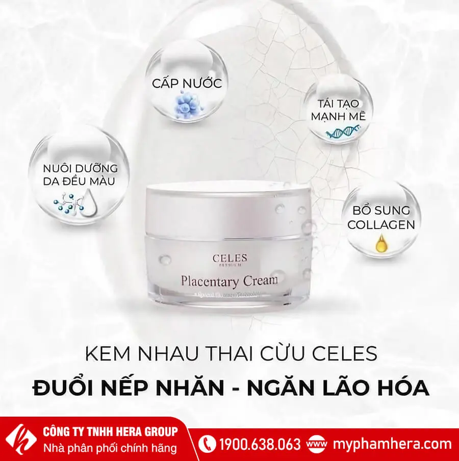 Kem nhau thai cừu Celes Placentary Cream