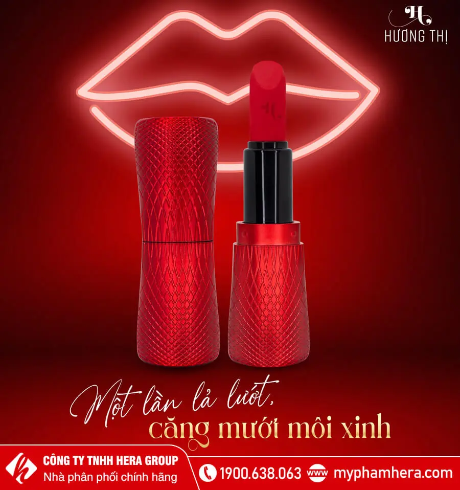 công dụng Son dưỡng không phai Red Kiss Hương Thị