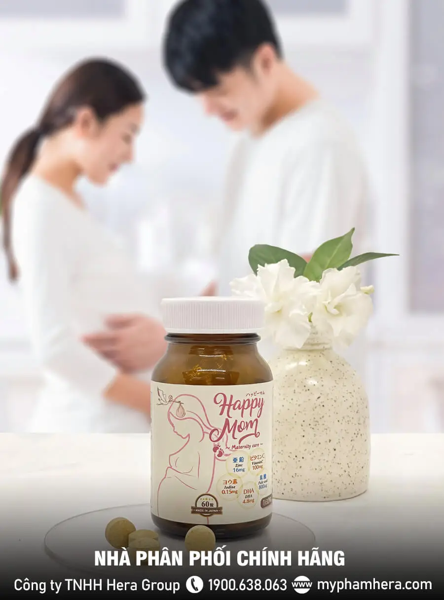 Viên uống bổ sung vitamin Happy Mom Jpanwell