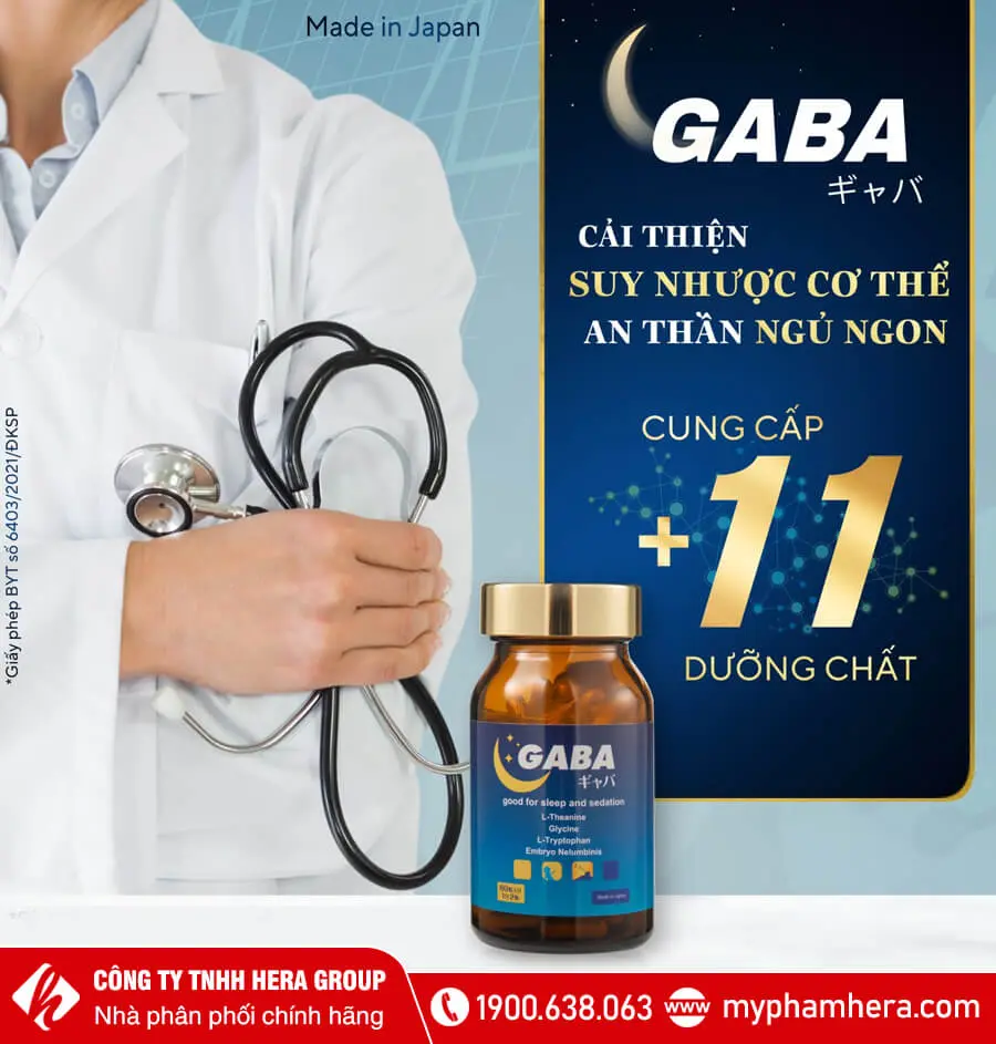 Viên uống giúp ngủ ngon an thần Gaba Jpanwell