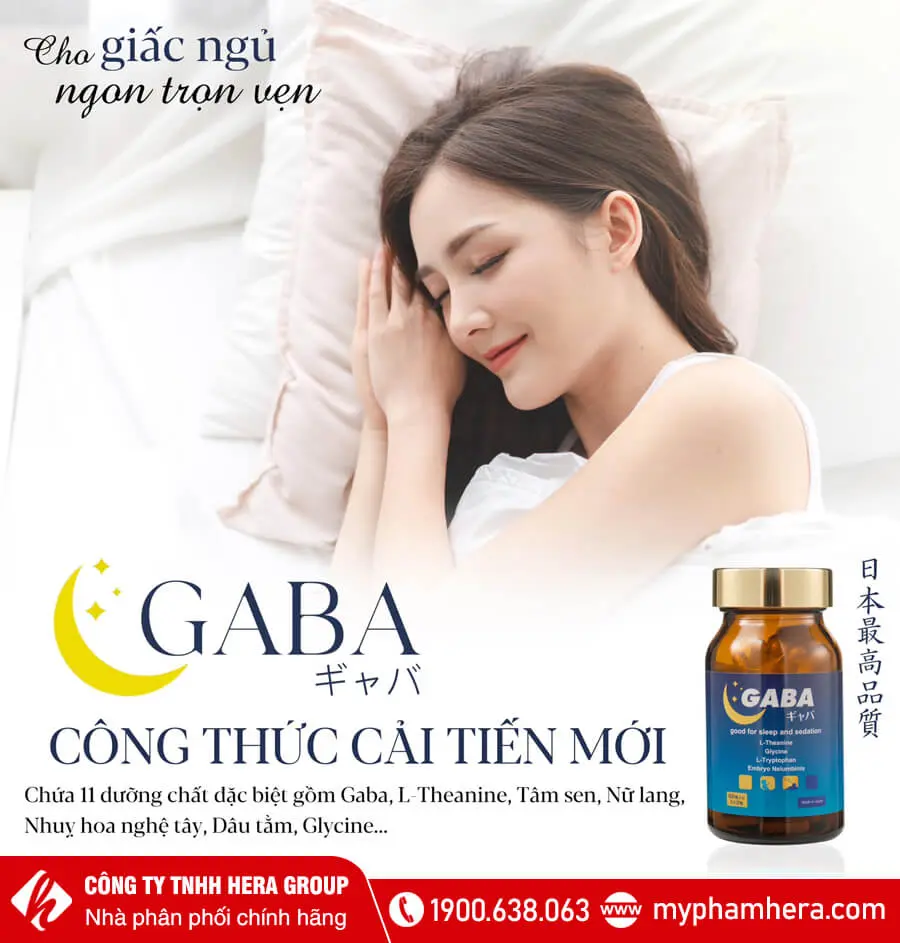 Viên uống giúp ngủ ngon an thần Gaba Jpanwell