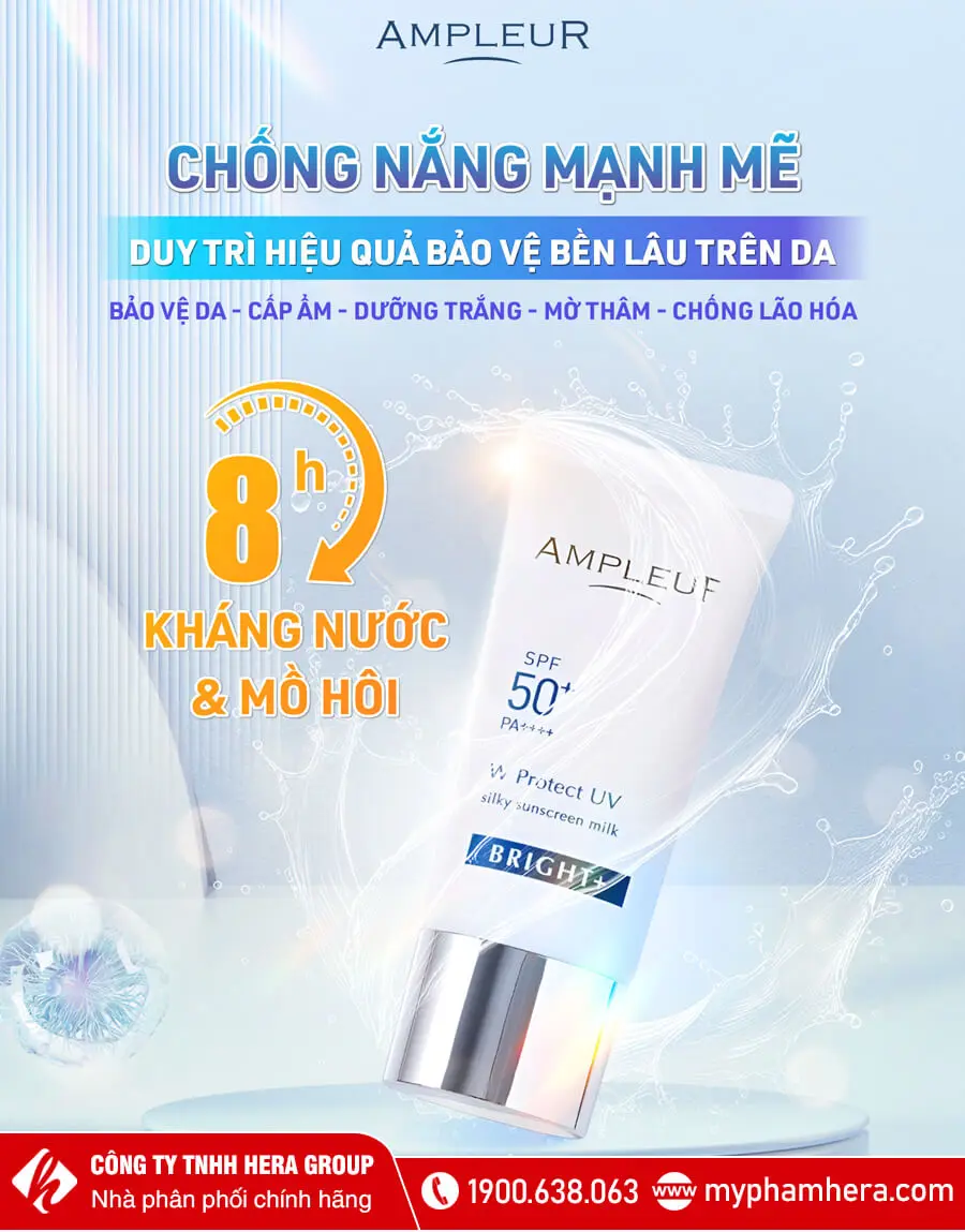 kem chống nắng w protect uv bright ampleur myphamhera.com