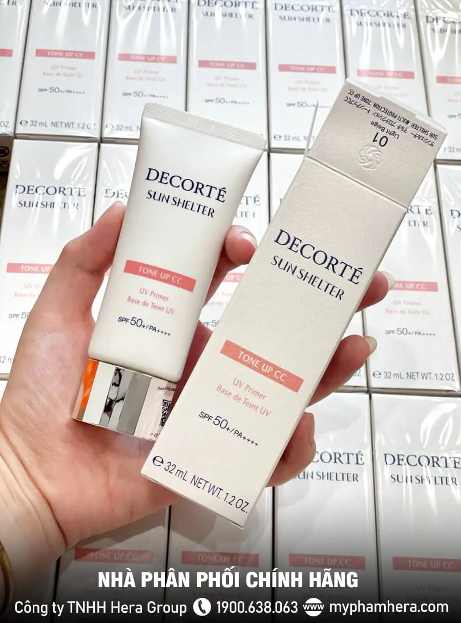 Kem chống nắng Decorté Tone Up CC Cream UV Primer