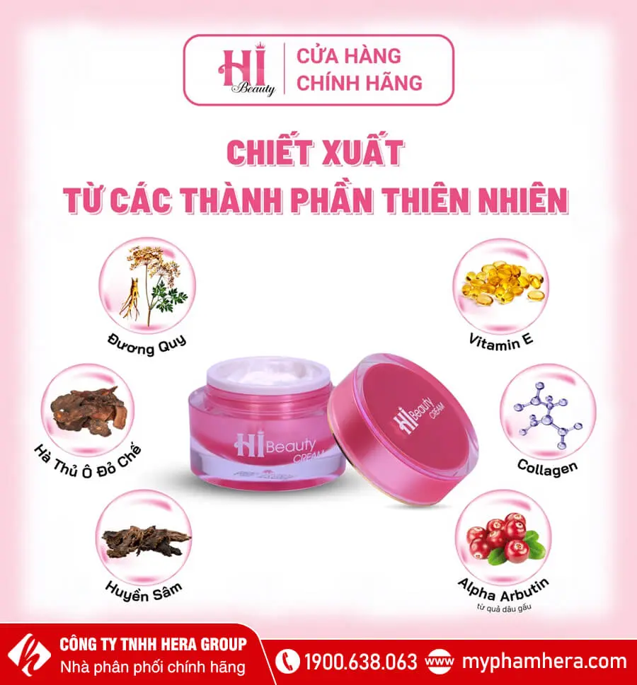 Kem dưỡng trắng da Hi Beauty