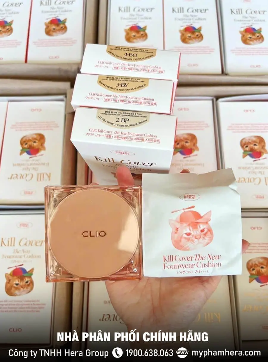 Phấn nước Clio Kill Cover The New Founwear Cushion (Koshort In Seoul Limited)