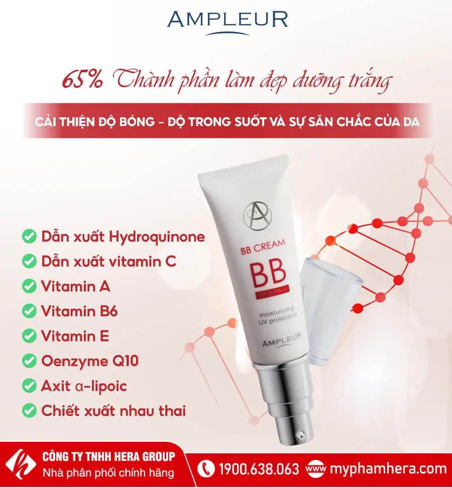 thành phần kem nền bb cream ampleur myphamhera.com