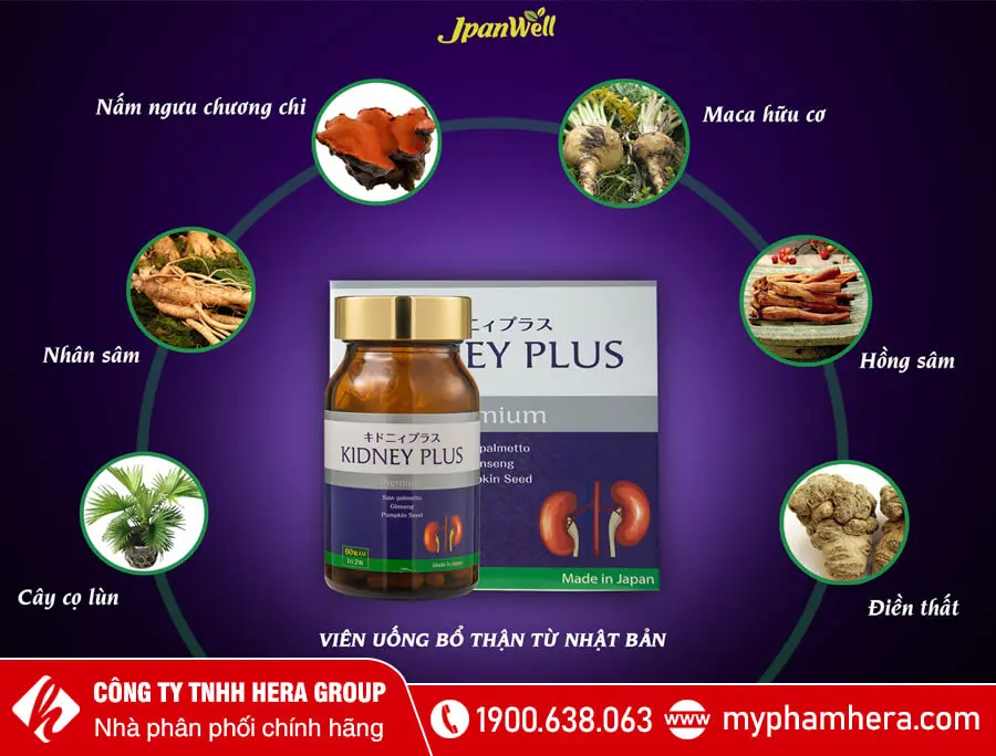 Viên uống bổ thận Kidney Plus Jpanwell