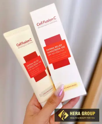 thumbnail Kem chống nắng an toàn cho mọi loại da Cell Fusion C Derma Relief Sunscreen 100 SPF50+/PA++++ (35ml)