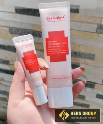 thumbnail Kem chống nắng bật tone da Cell Fusion C Brightening Tone Up Sunscreen SPF50+/PA++++