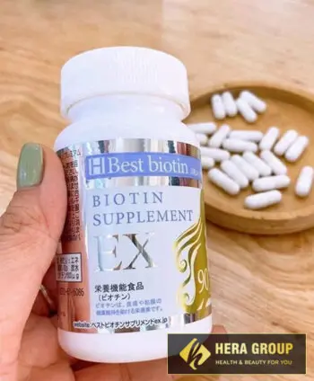 thumbnail Viên uống hỗ trợ mọc tóc Best Biotin Supplement EX