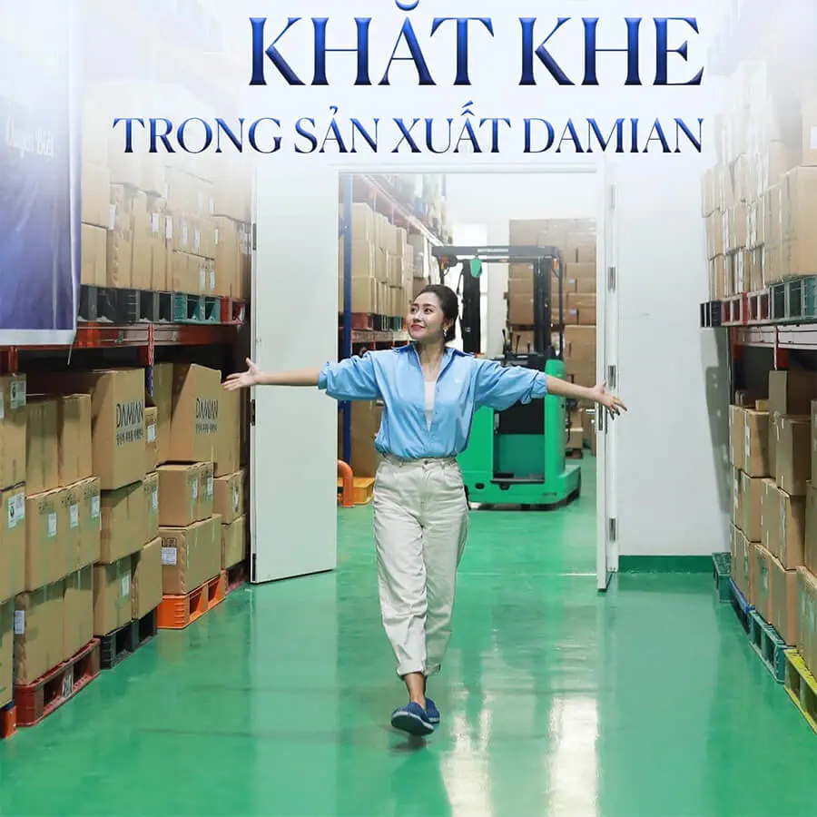 tiêu chuẩn khắt khe trong sản xuất Damian myphamhera.com