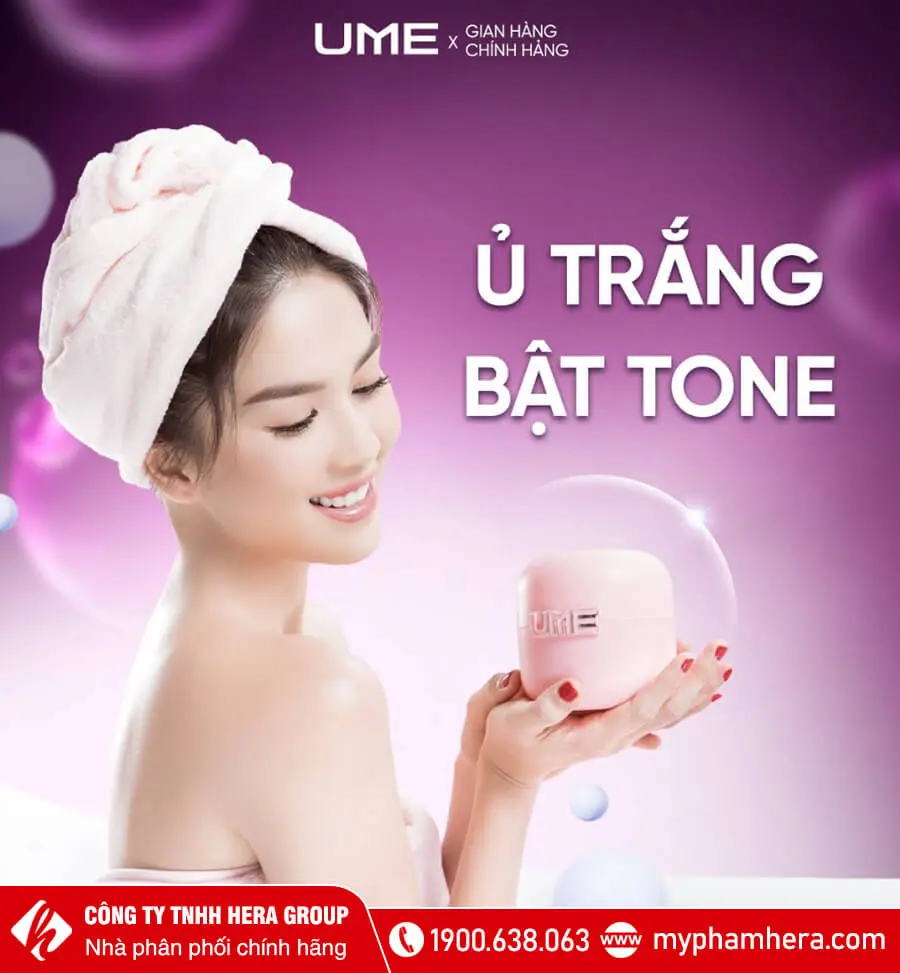 Kem ủ trắng & tẩy tế bào chết Ume Ngọc Trinh