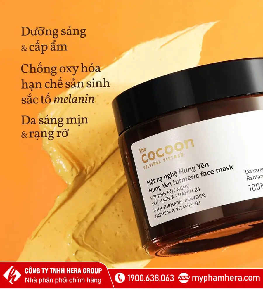 công dụng mặt nạ nghệ hưng yên cocoon myphamhera.com