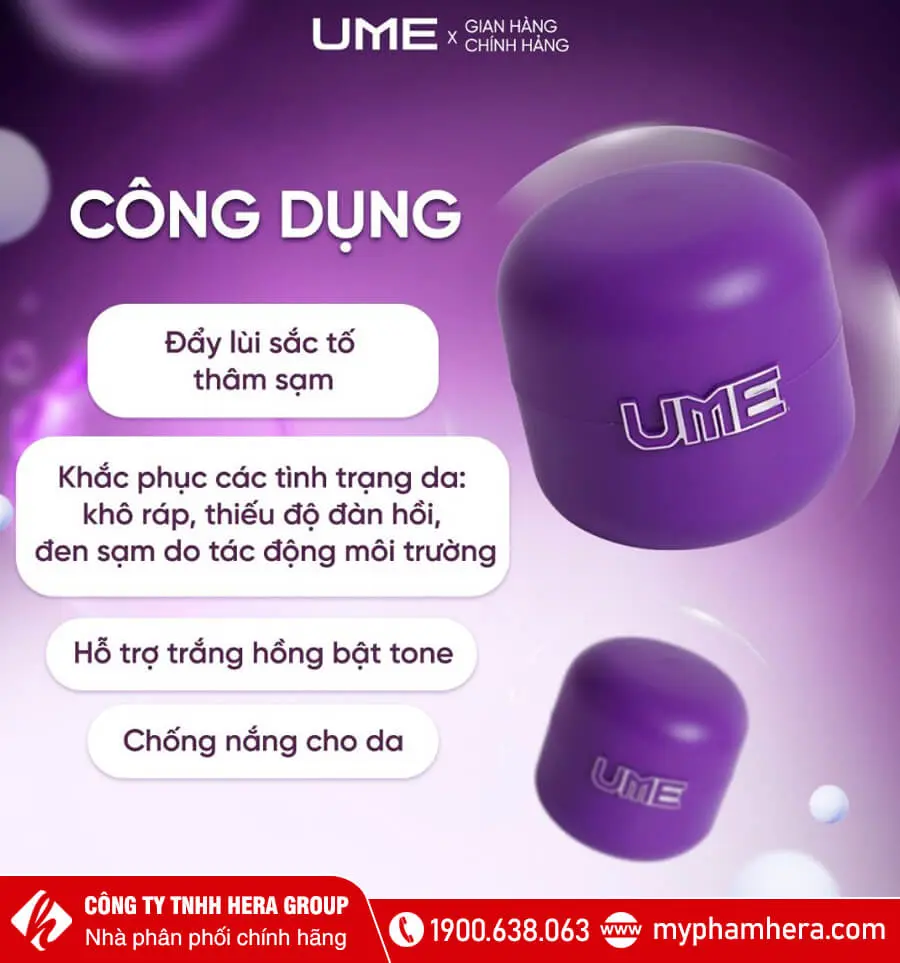 Kem body dưỡng trắng da Ume ngọc trinh