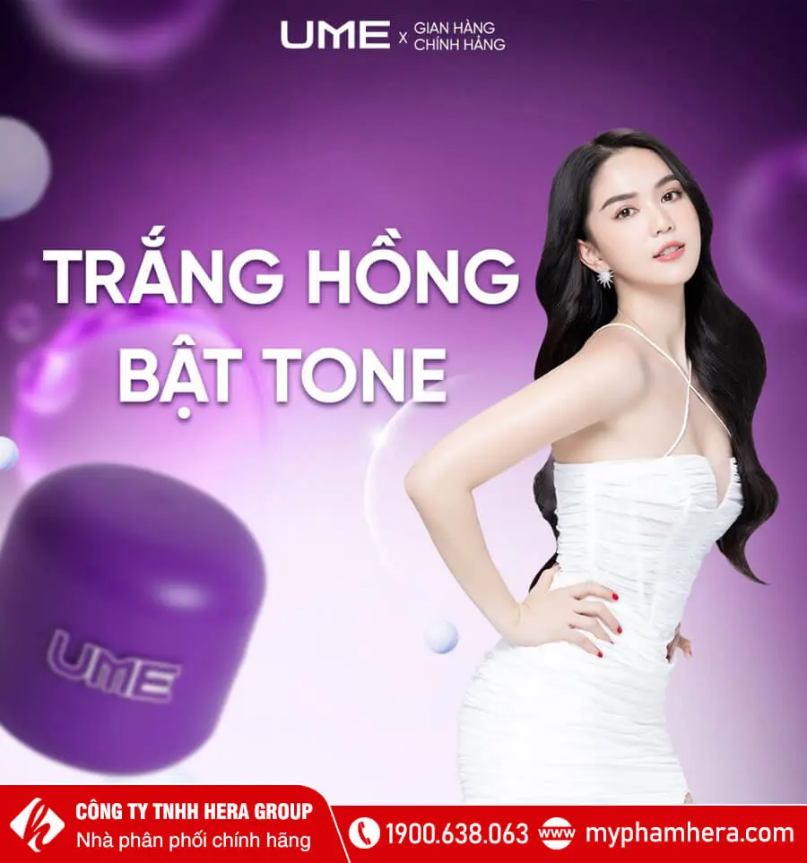 Kem body dưỡng trắng da Ume ngọc trinh