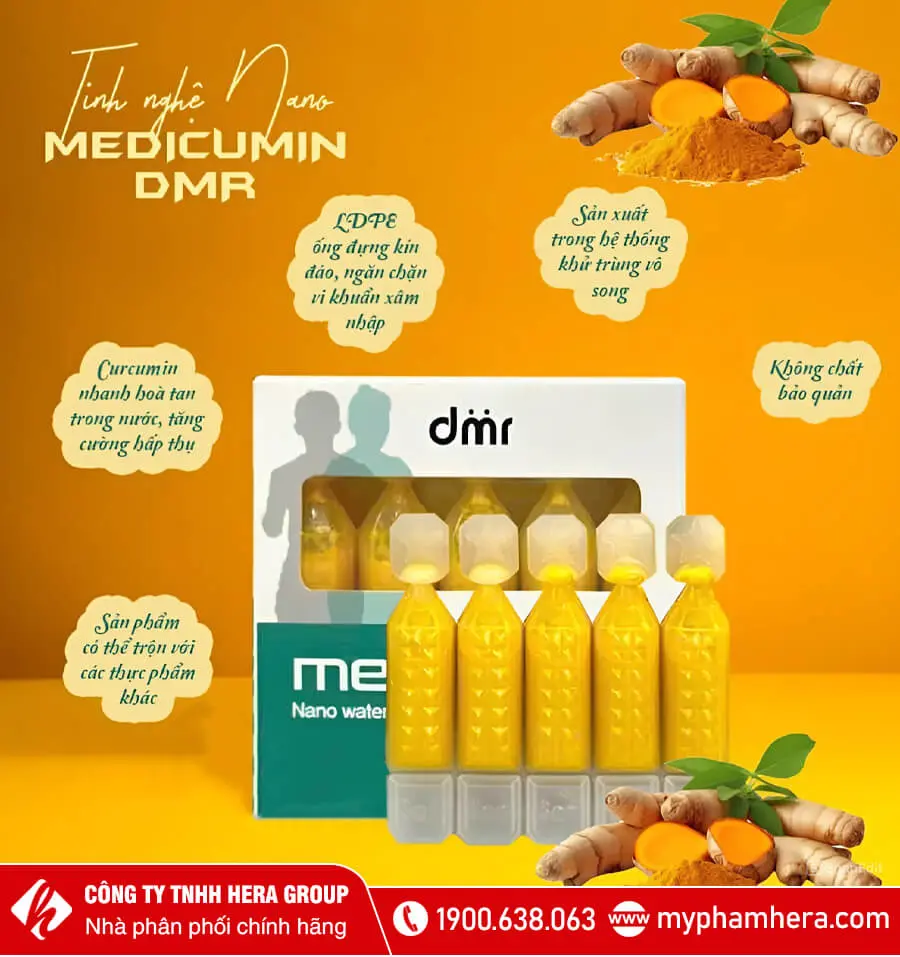 công dụng Tinh nghệ nano curcumin medicumin dmr myphamhera.com