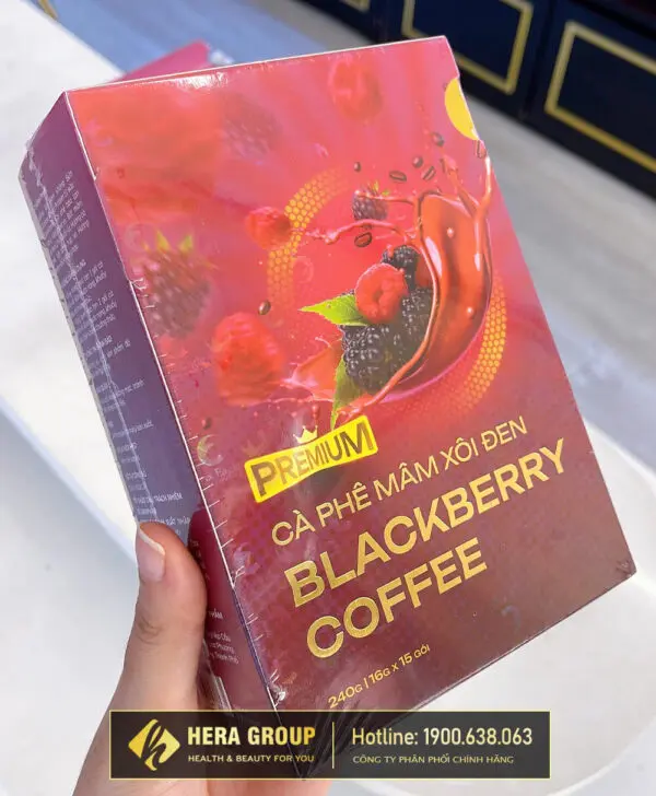 Cà phê giảm cân mâm xôi đen Premium Blackberry Coffee