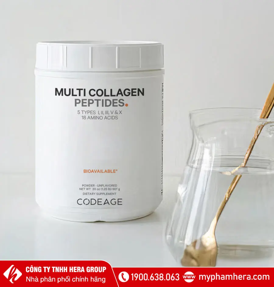 Bột Collagen tổng hợp Codeage Multi Collagen Peptides