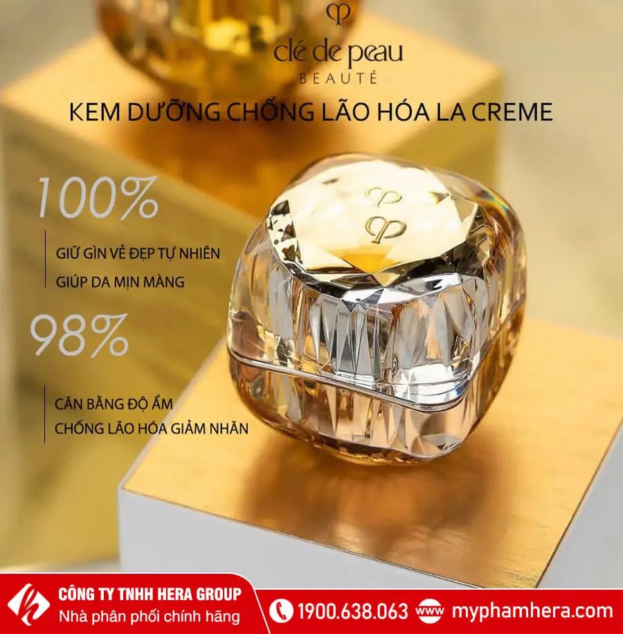 Kem dưỡng ẩm cao cấp Clé de Peau Beauté La Crème The Cream