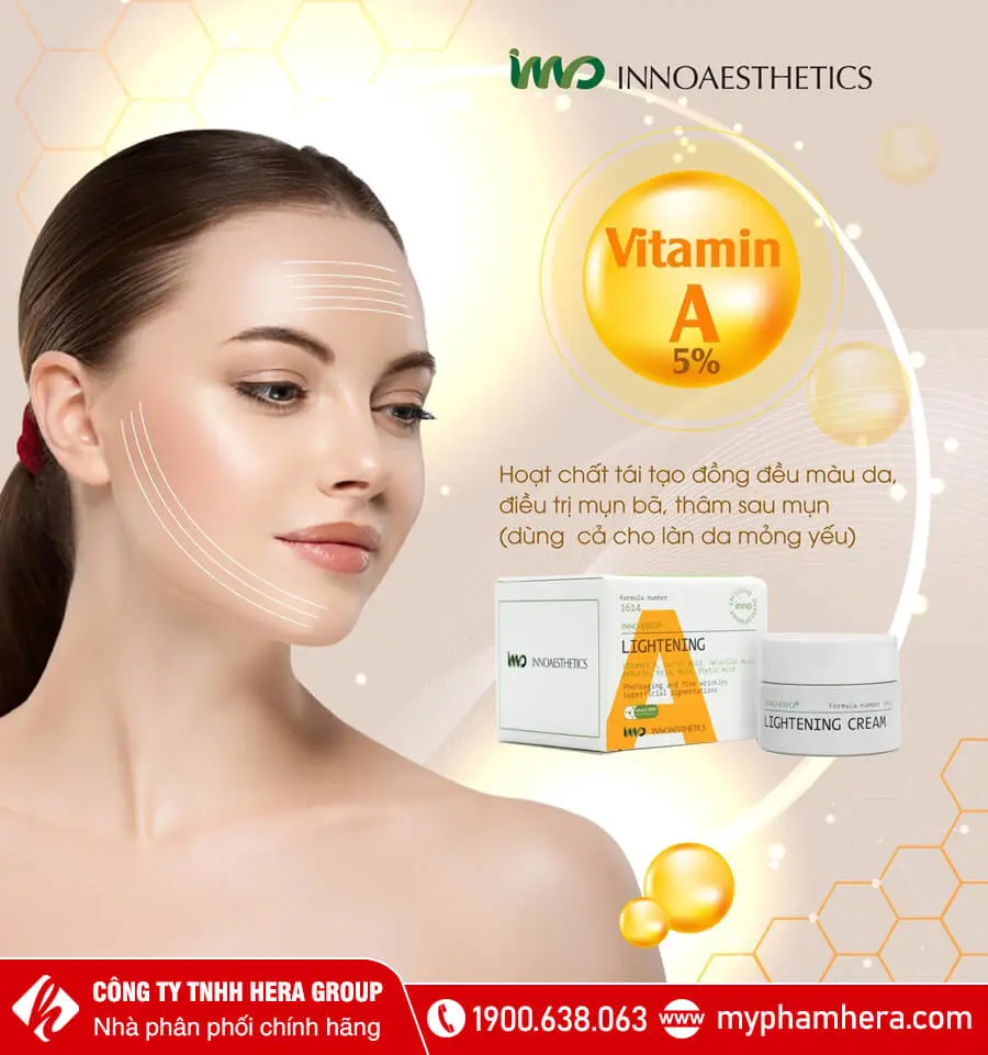 Kem Peel Da Vitamin A 5% Innoaesthetics Inno Lightening