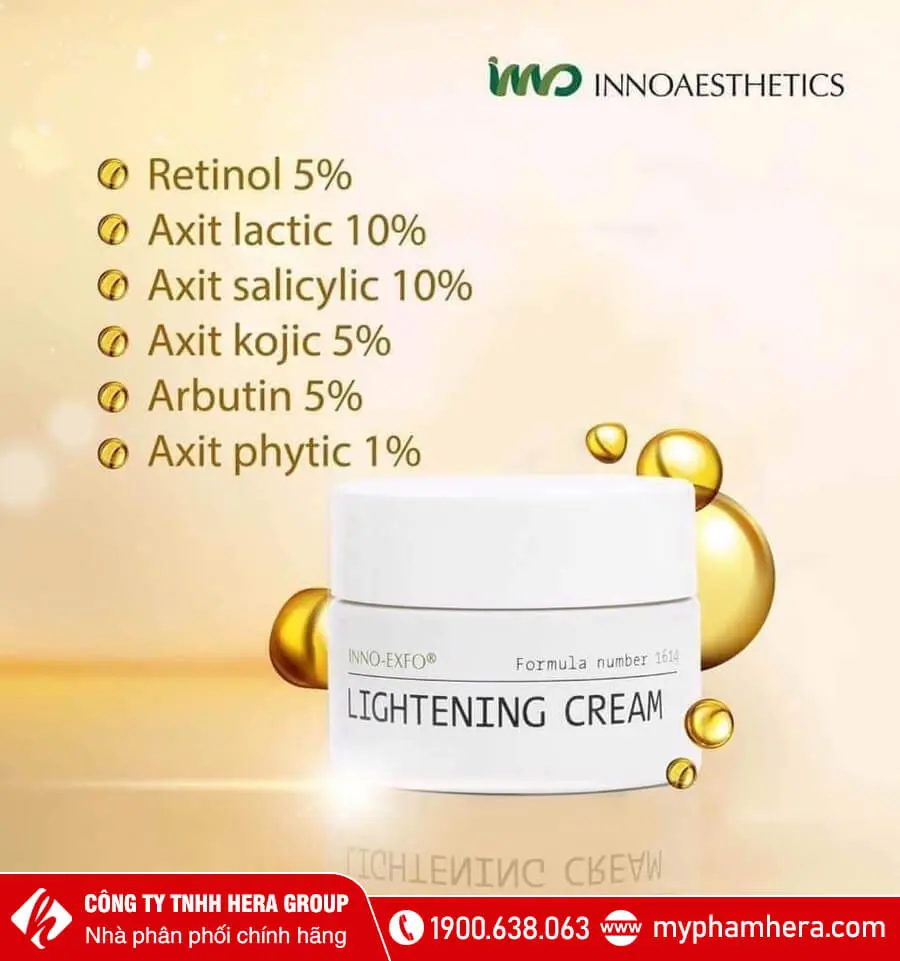 Kem Peel Da Vitamin A 5% Innoaesthetics Inno Lightening