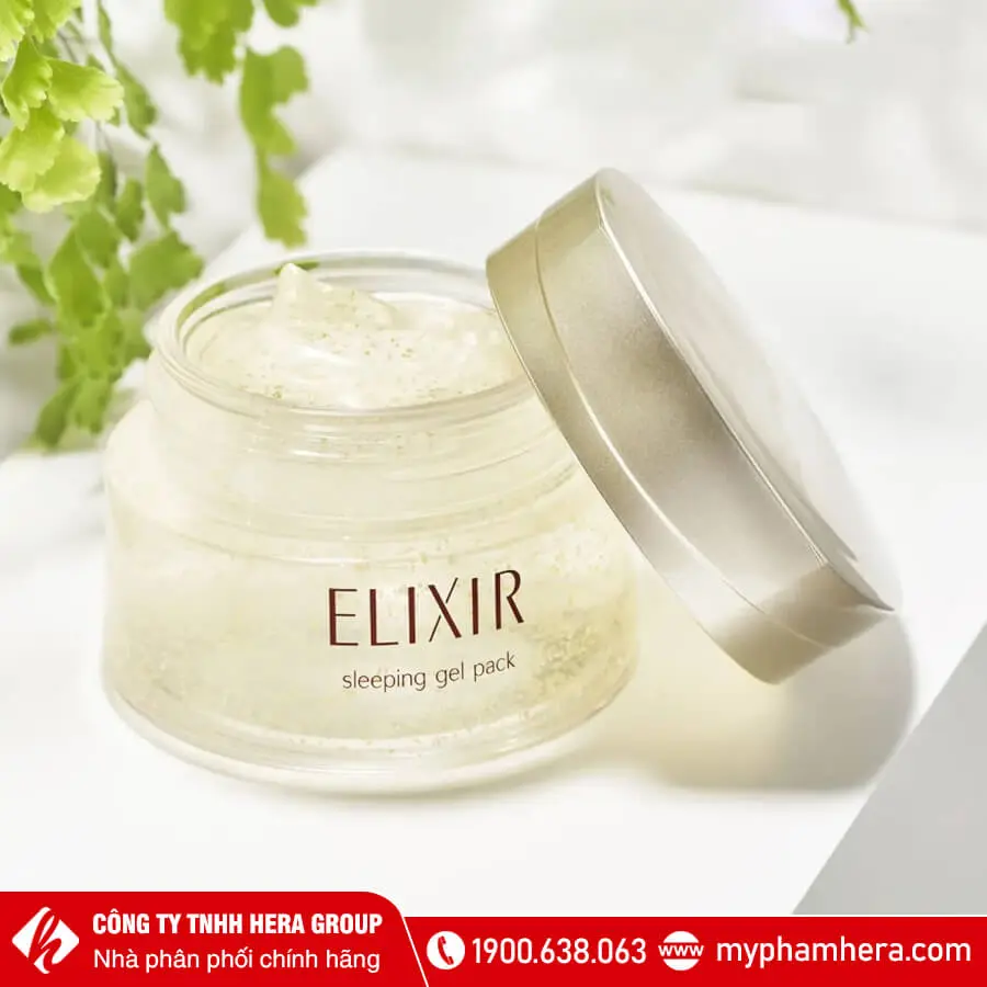 Mặt nạ ngủ cấp ẩm chống lão hóa Elixir Sleeping Gel Pack