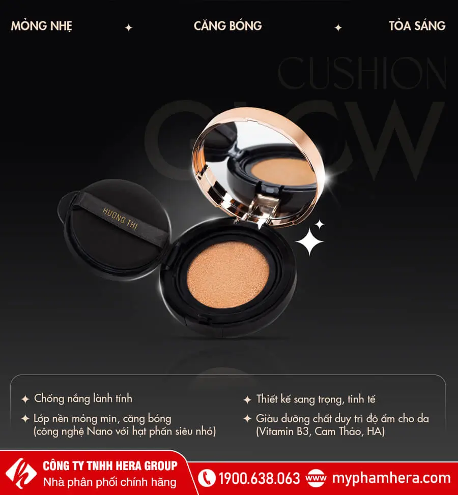 Phấn Nước Che Khuyết Điểm Glow Cushion Hương Thị