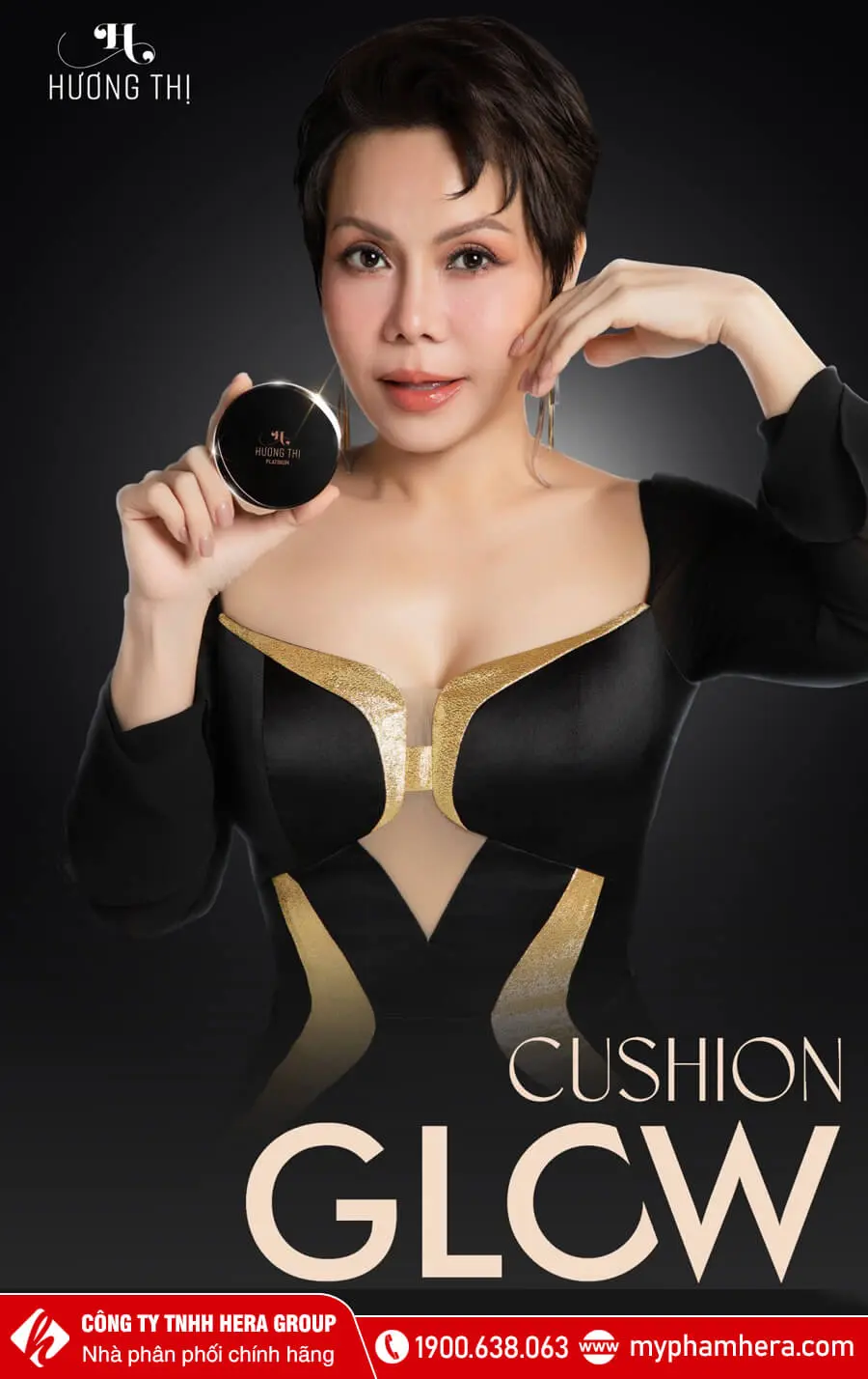 Phấn Nước Che Khuyết Điểm Glow Cushion Hương Thị 