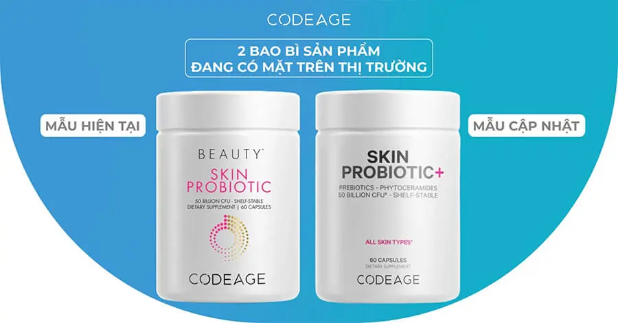 Viên lợi khuẩn Codeage Skin Probiotic