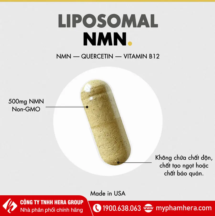 Viên uống chống lão hoá Codeage Liposomal NMN