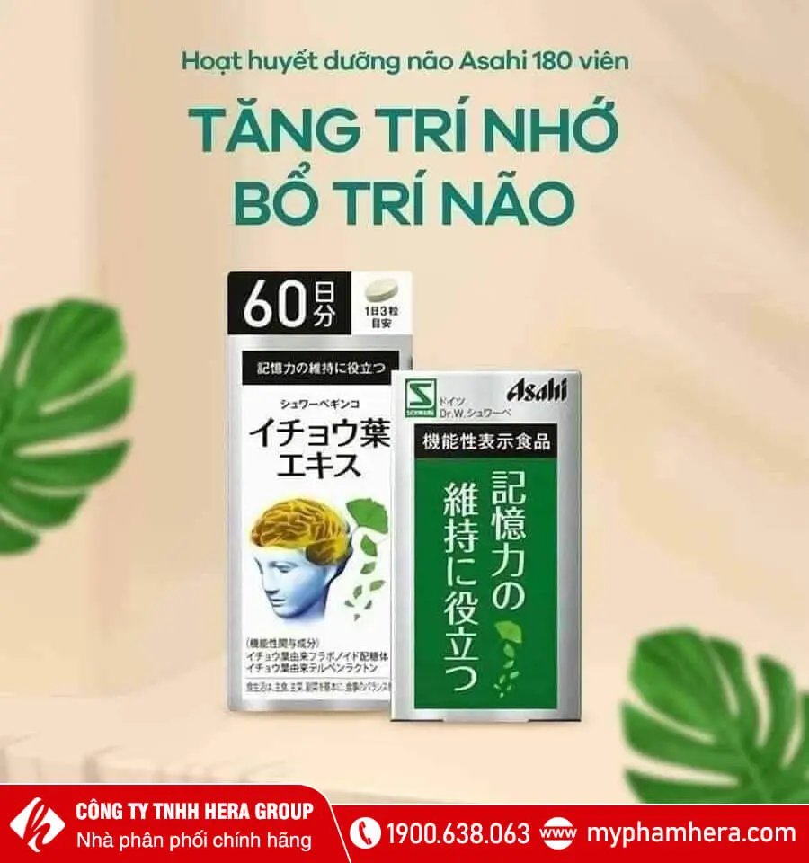 Viên Uống Bổ Não Asahi