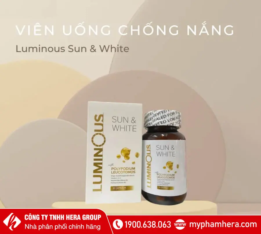 Viên uống chống nắng Luminous Sun & White