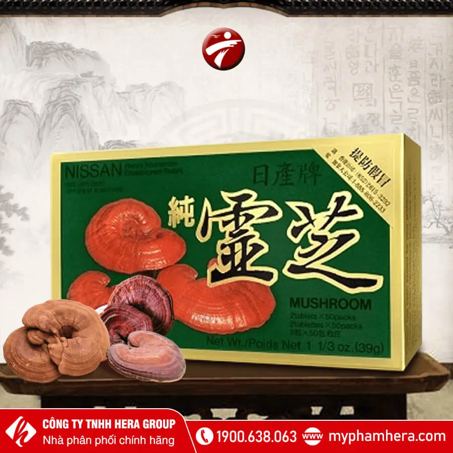 Viên uống Nấm Linh Chi Đỏ Nissan Reishi