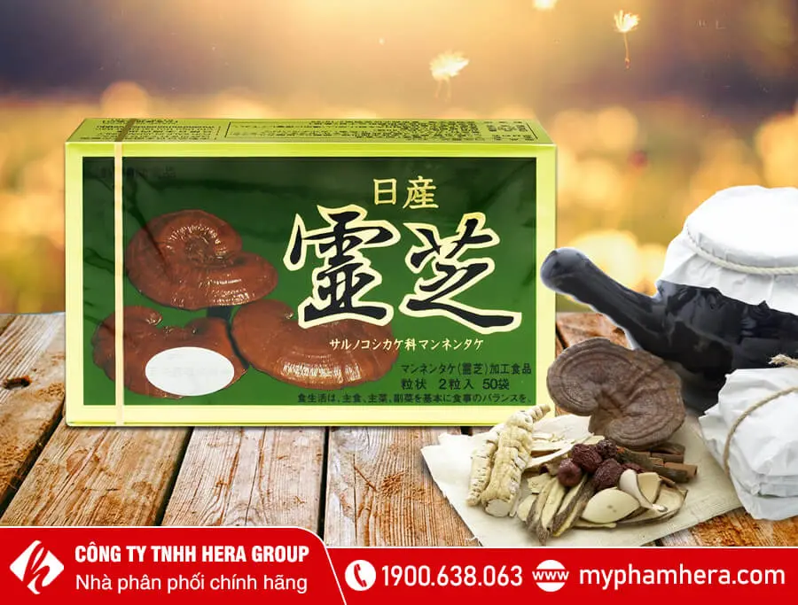 Viên uống Nấm Linh Chi Đỏ Nissan Reishi