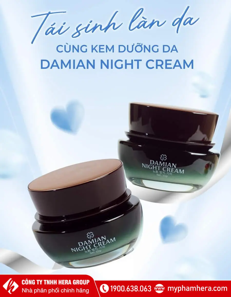 Bộ kem dưỡng da ngày & đêm Damian