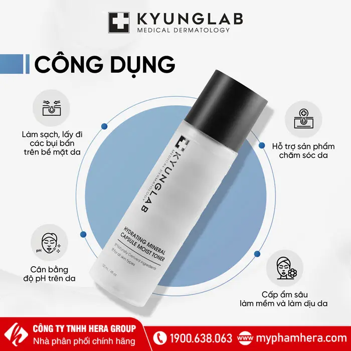 Công dụng Toner KyungLab Hàn Quốc