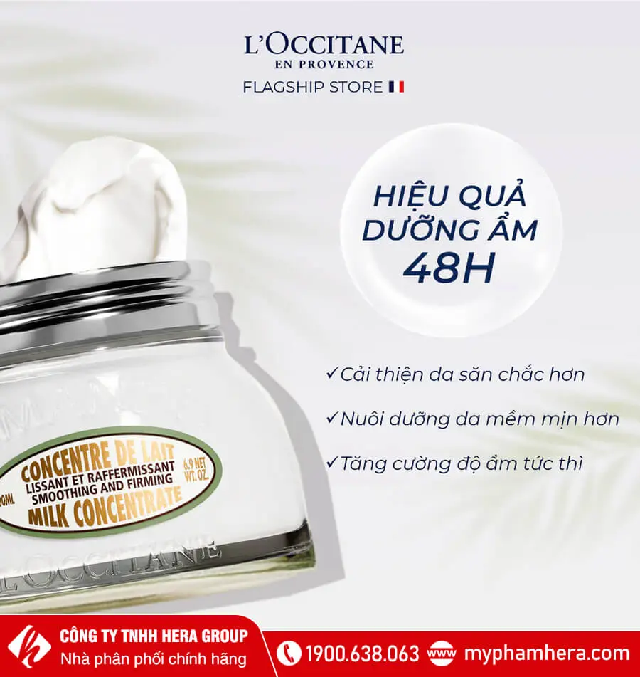 Kem dưỡng thể L’Occitane Almond Milk Concentrate