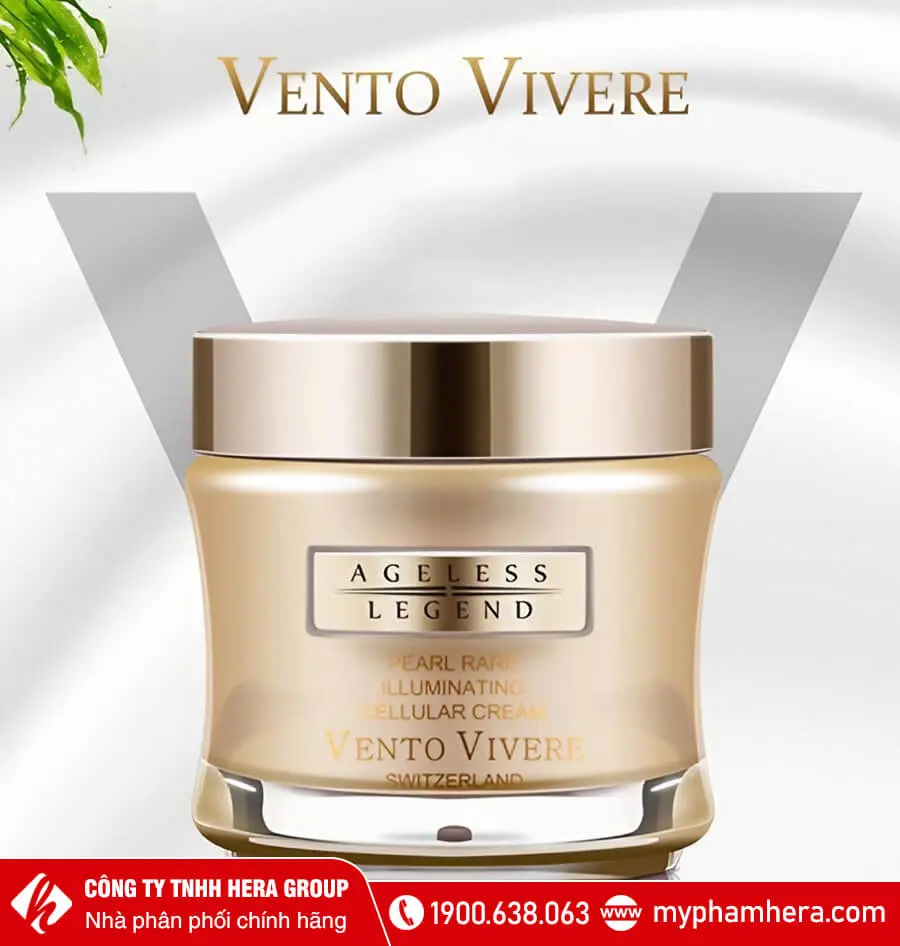 Kem dưỡng trắng trị nám ngọc trai Vento Vivere Pearl Rare