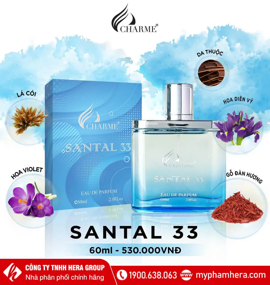 Nước hoa Charme Santal 33