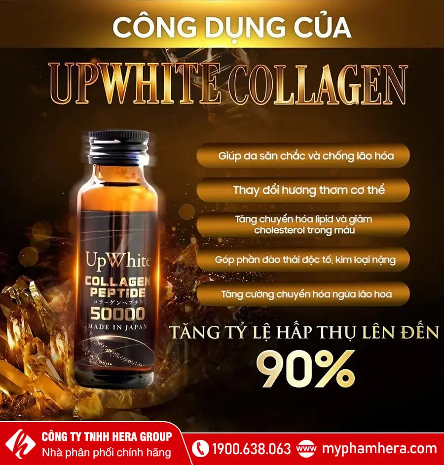 Nước uống Up White Collagen Peptide 50000