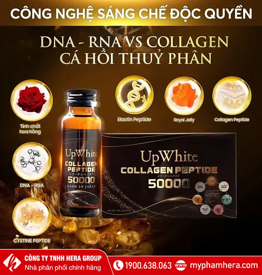 Nước uống Up White Collagen Peptide 50000