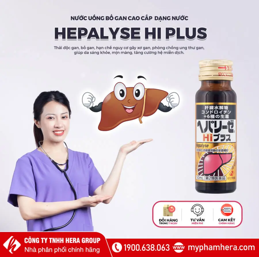 Nước uống bổ gan Hepalyse HI Plus