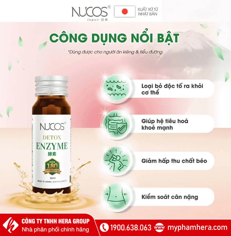 Nước uống detox lên men Nucos Detox Enzyme