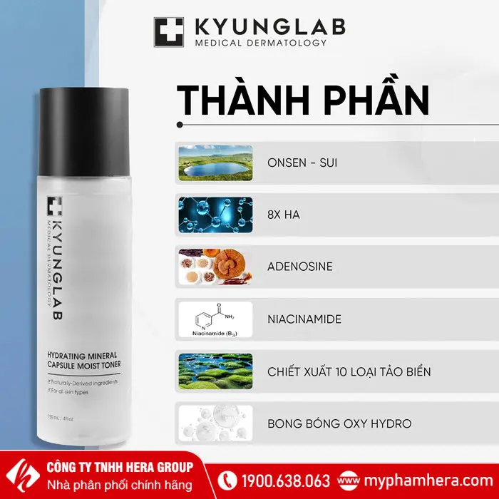 Thành phần Toner KyungLab Hàn Quốc