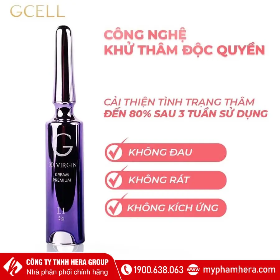 Kem làm hồng môi GCell XX Virgin Cream Premium L1