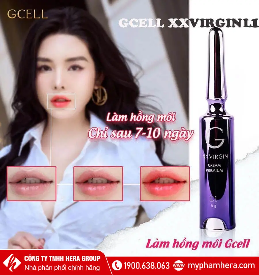 Kem làm hồng môi GCell XX Virgin Cream Premium L1